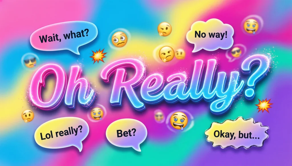 Funny Responses To “Oh Really”