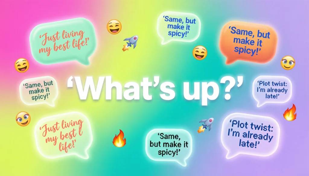 Funny Responses To What’s Up