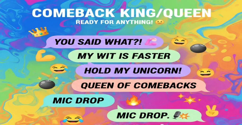 Funny Responses / Comebacks / Roasts