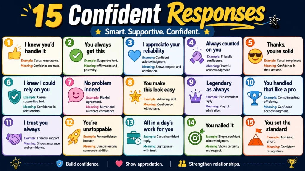Confident Responses