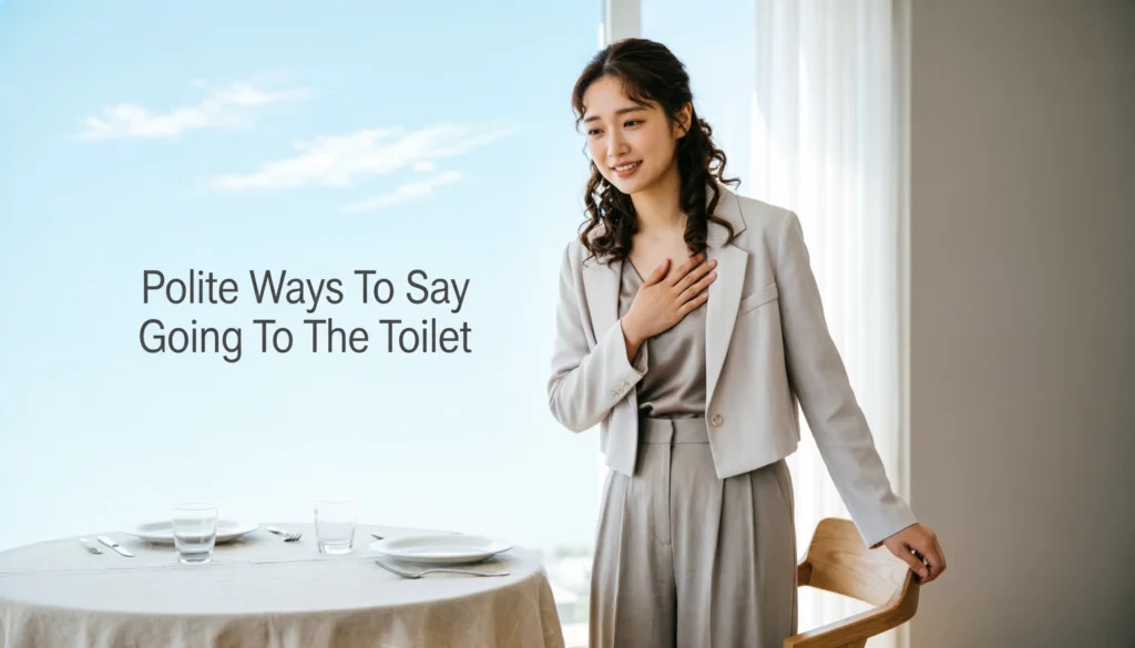 Polite Ways Of Saying Going To The Toilet