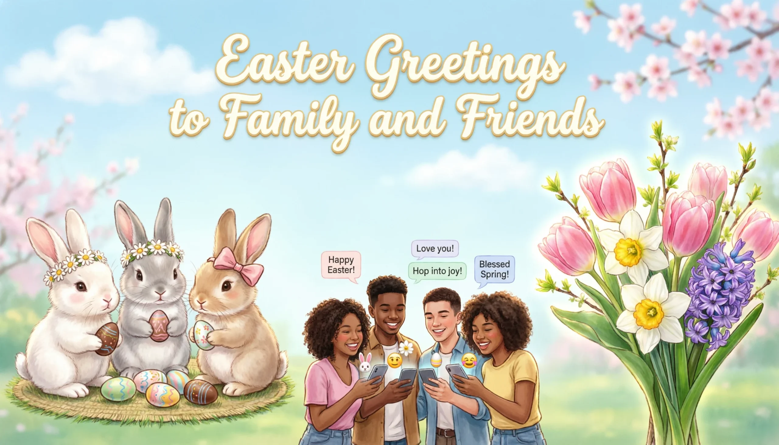Easter Greetings to Family and Friends