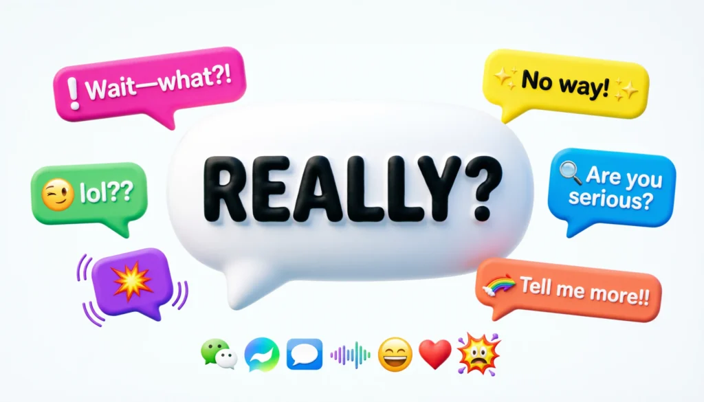 Best Responses to “Really”