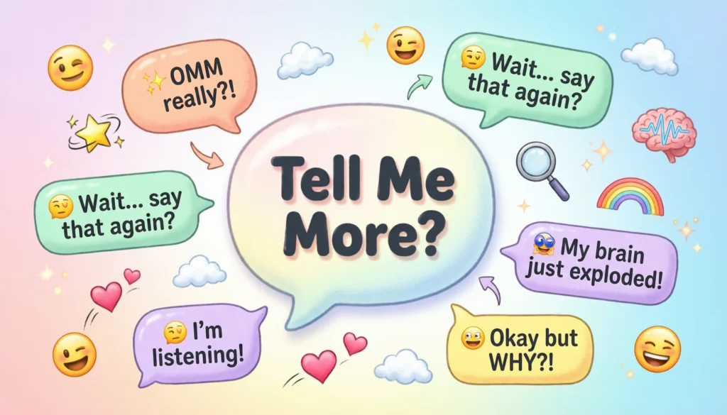 Funny Responses to “Tell Me More”