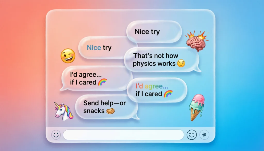 Funny Responses to Nice Try