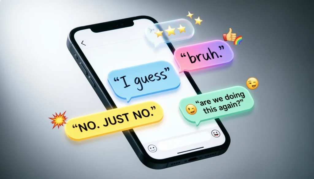 Funny Responses to “I Guess”