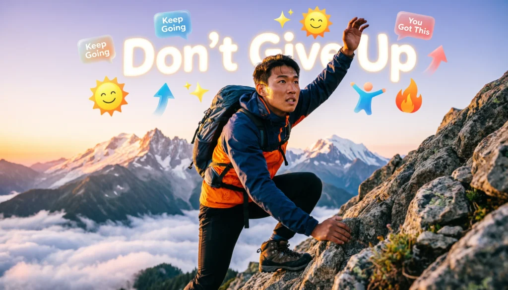 242+ Best Responses to “Don’t Give Up”: That Boost Confidence For 2026