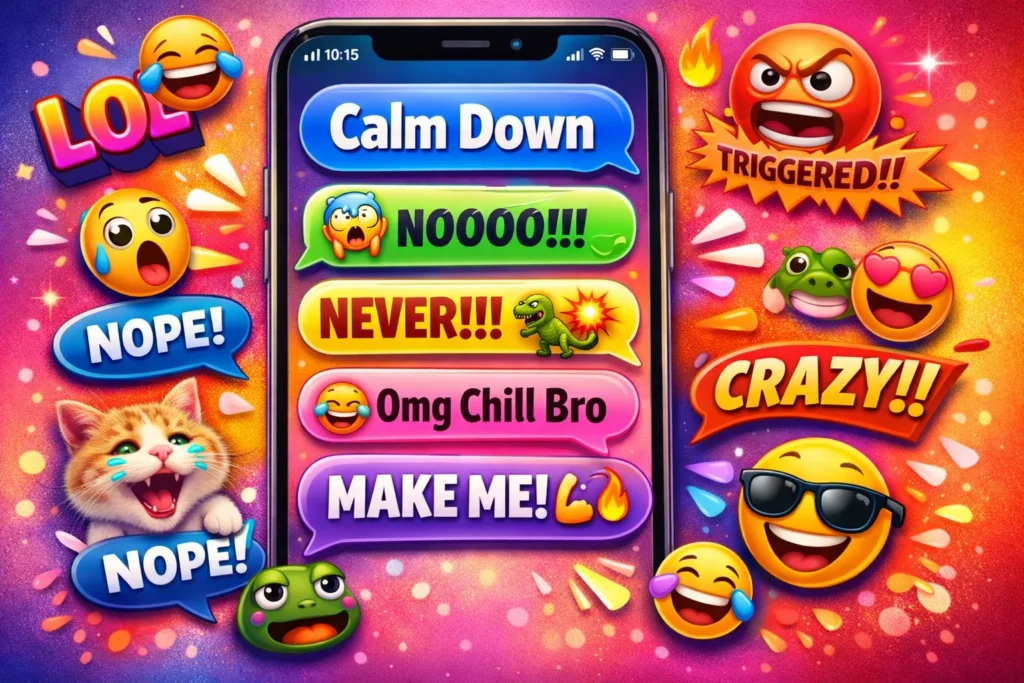 Funny Responses to Calm Down