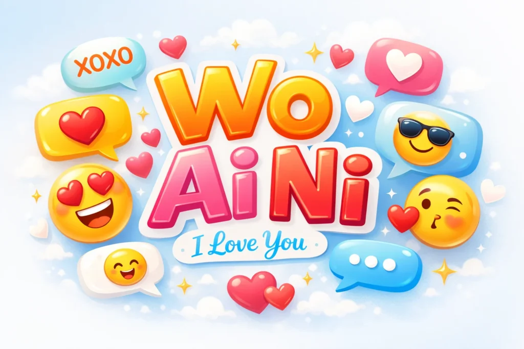 Replies to “Wo Ai Ni” in English