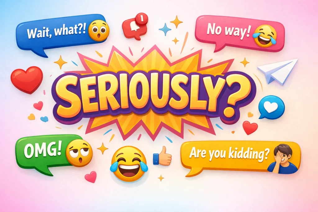 Funny Responses to “Seriously”