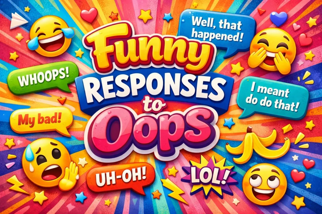 Funny Responses to Oops