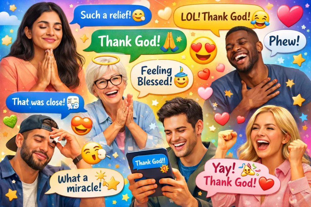 Best Responses to Thank God