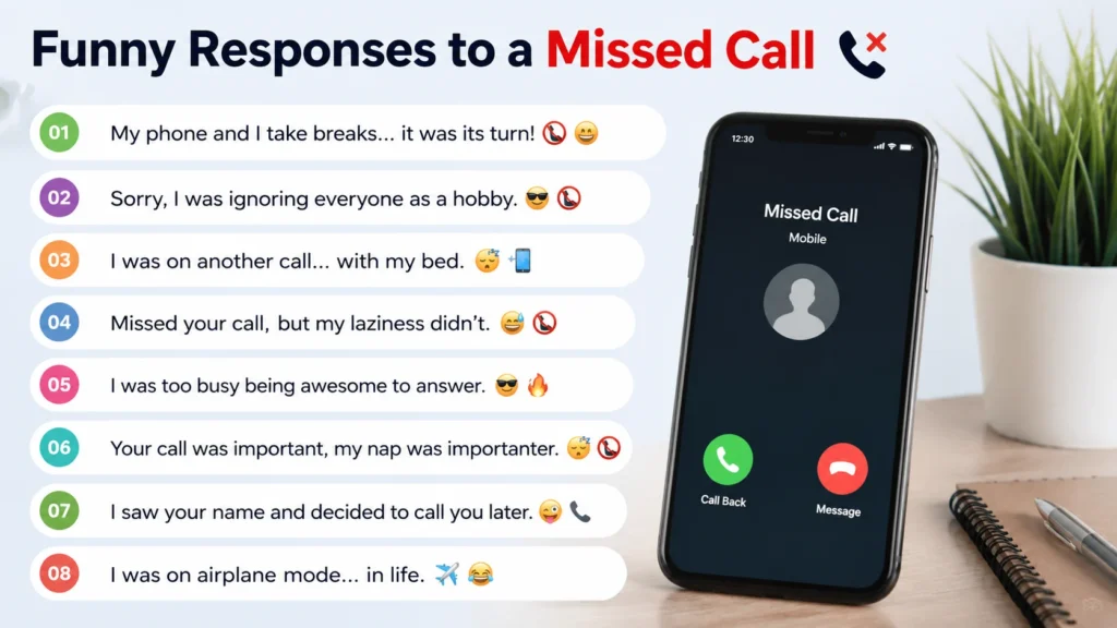 Funny Responses to a Missed Call