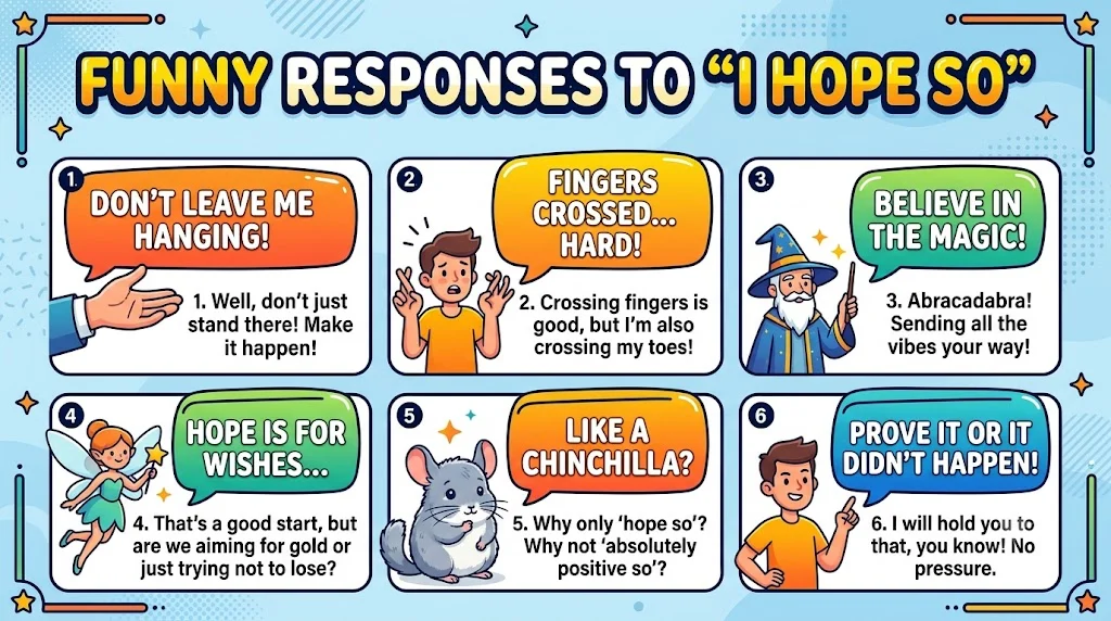 Funny Responses to “I Hope So”