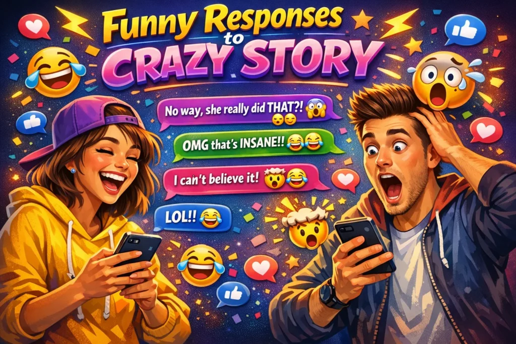 Funny Responses to Crazy Story
