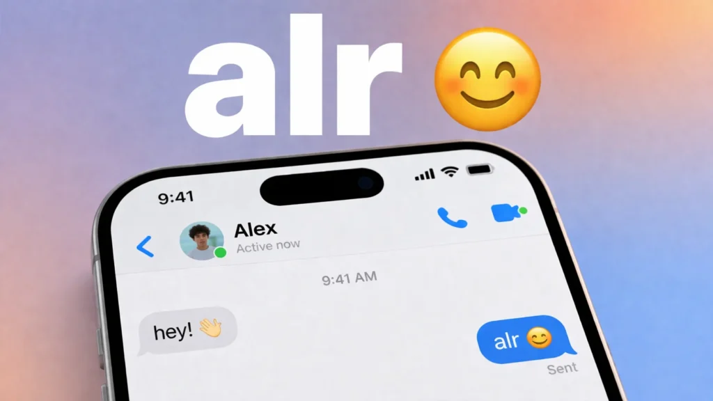 ALR Meaning in Text