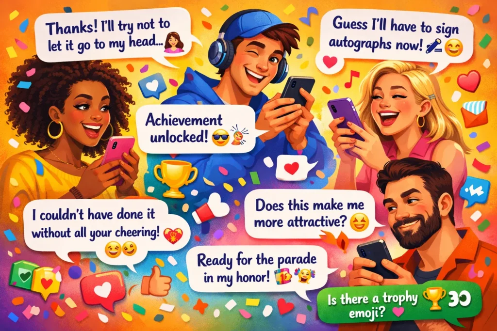 Best Responses to Congratulations on Your Achievement