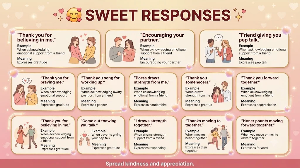 🥰 Sweet Responses
