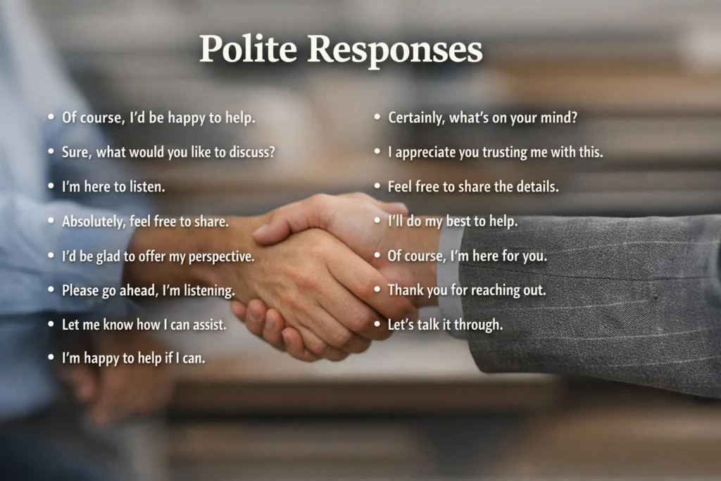 🤝 Polite Responses