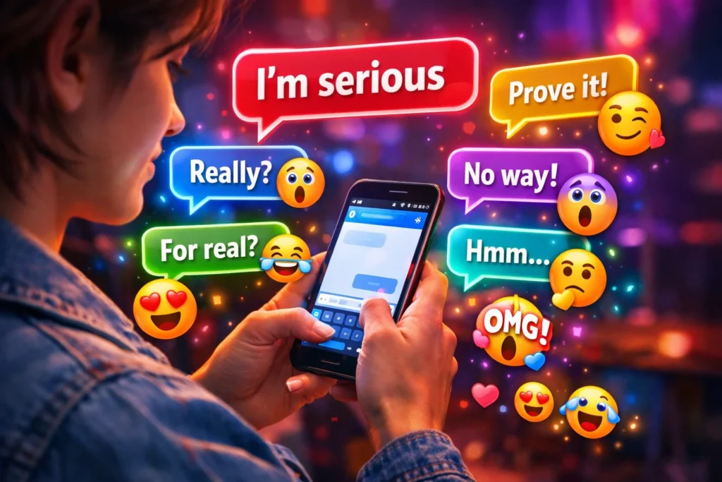 Best Responses to “I’m Serious”