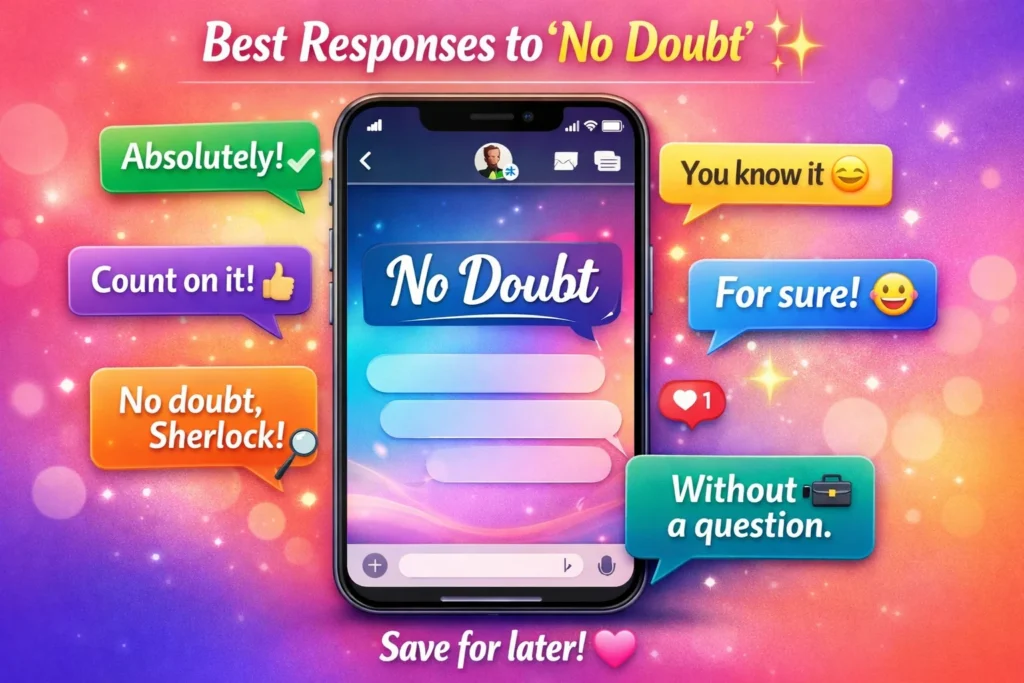 Best Responses to “No Doubt”