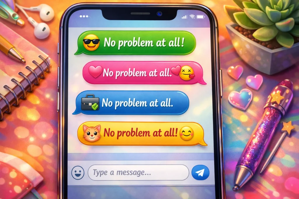 Best Responses to “No Problem At All”