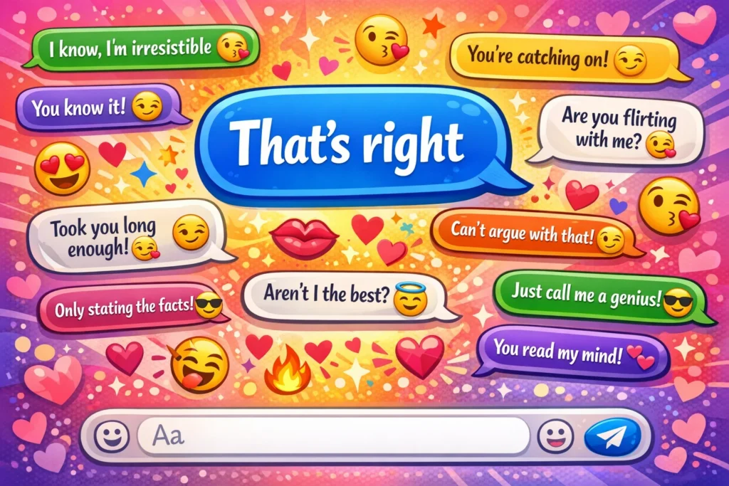 Best Responses to “That’s Right”