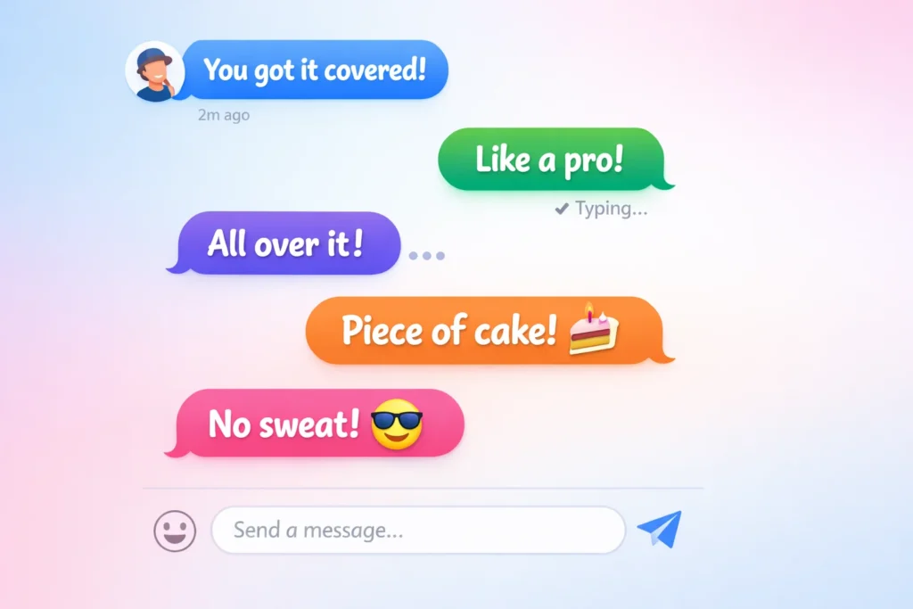 Best Responses to “You Got It Covered”