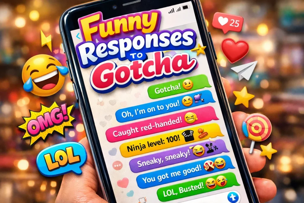 Funny Responses to Gotcha