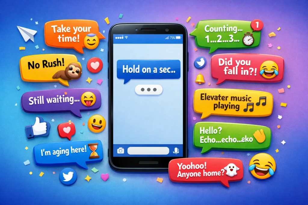 Funny Responses to “Hold On a Sec”