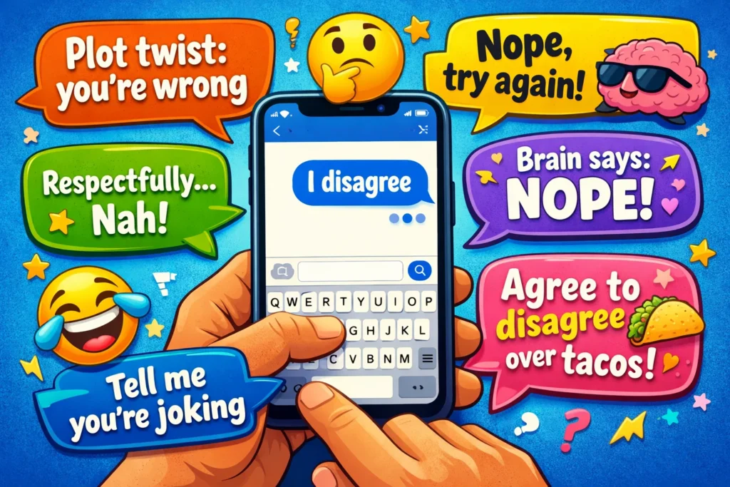 Funny Responses to I Disagree