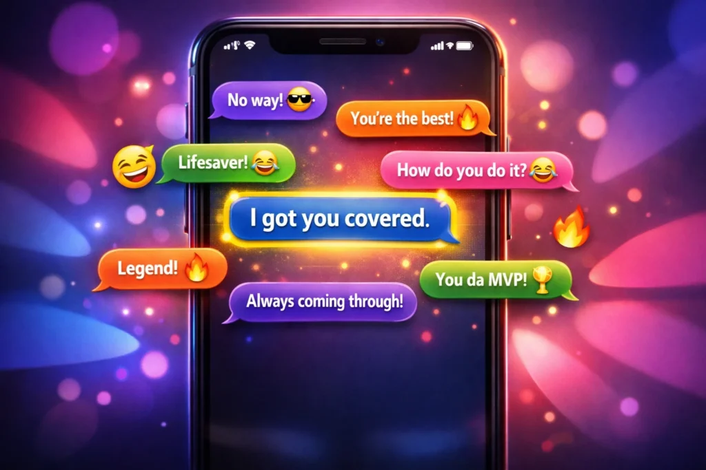 Funny Responses to “I Got You Covered”