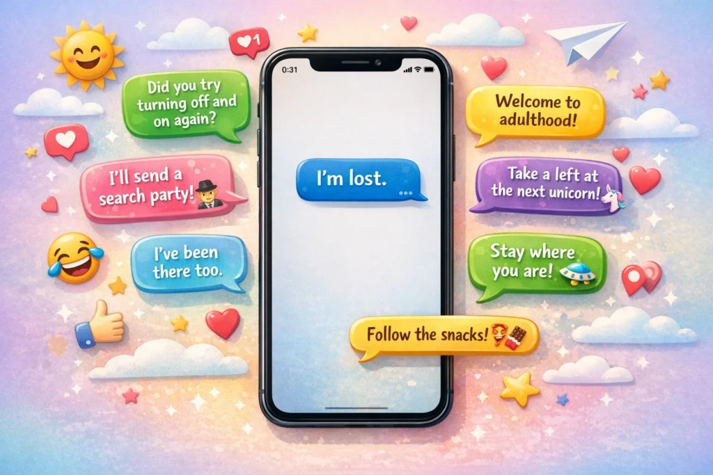 Funny Responses to “I’m Lost”