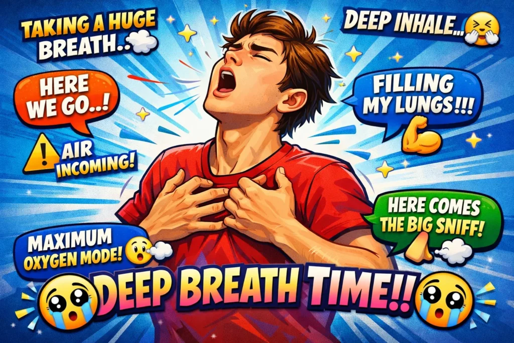 Funny Responses to “Take a Deep Breath”