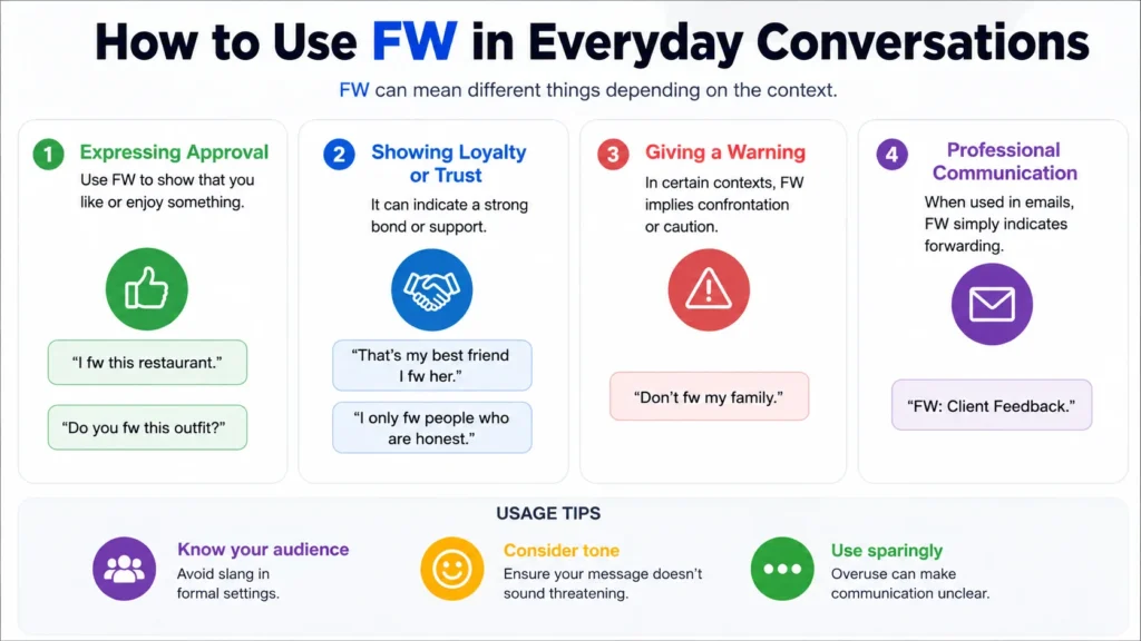 How to Use FW in Everyday Conversations