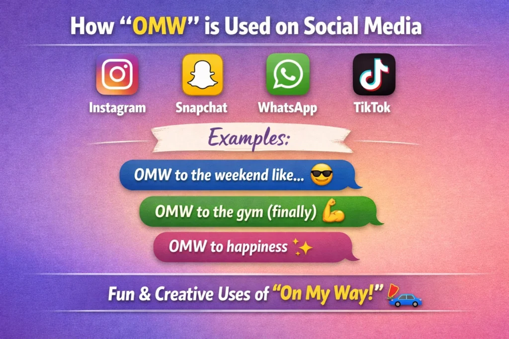 How OMW Is Used on Social Media