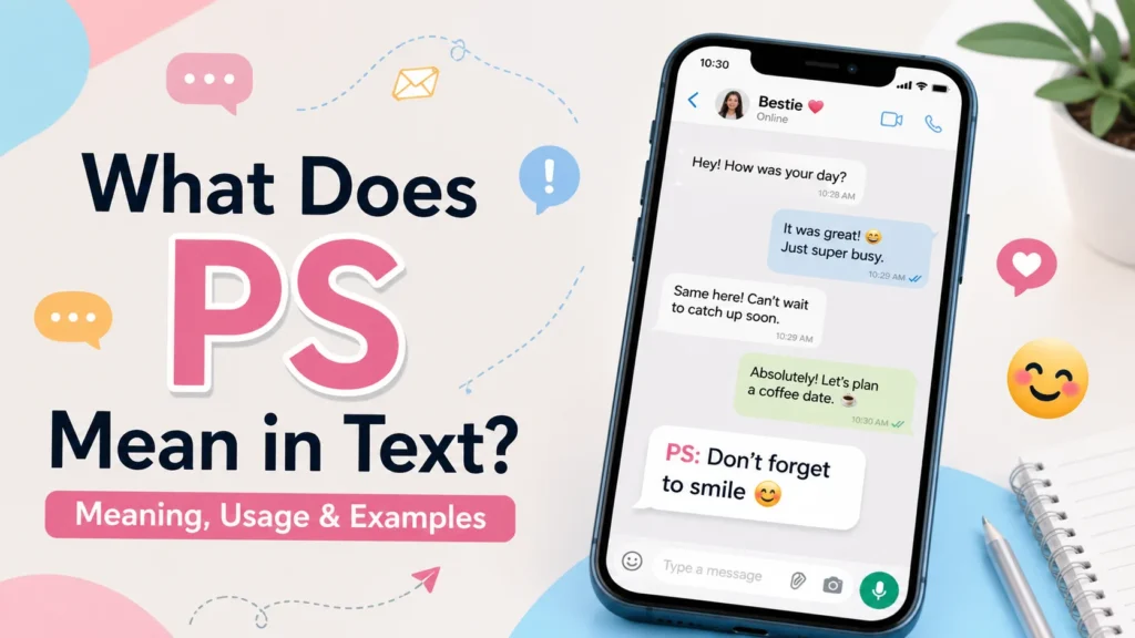 PS Mean in Text