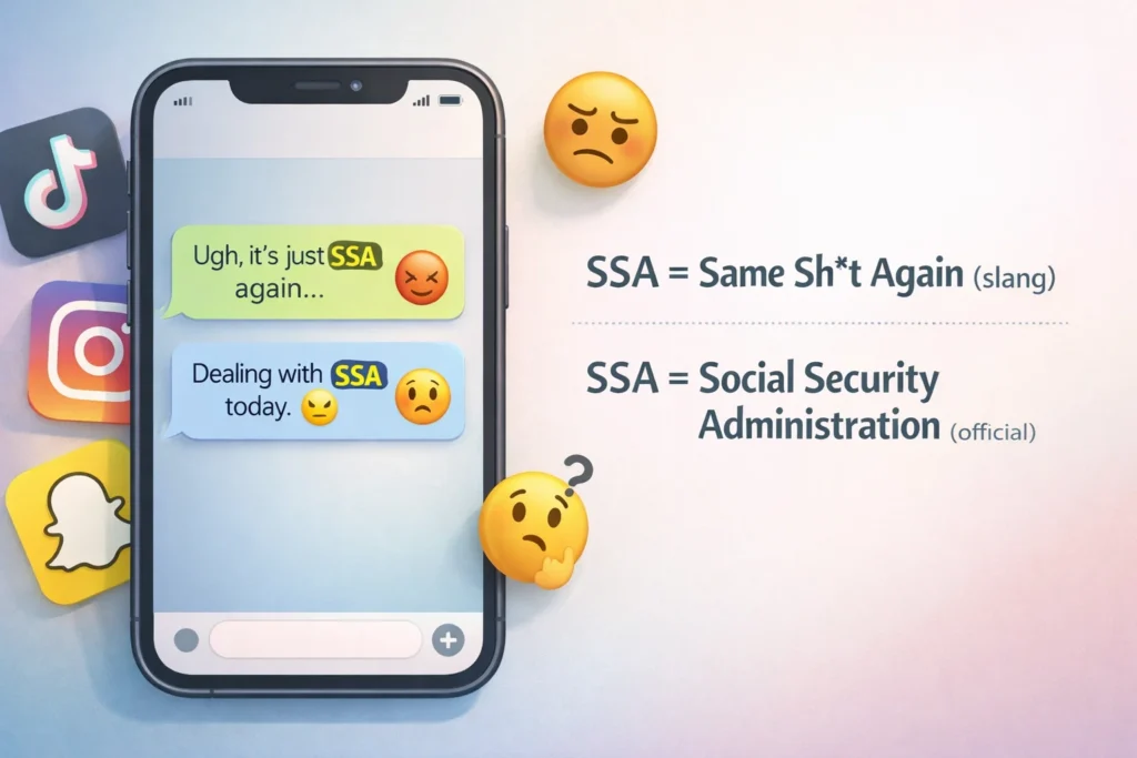 SSA Meaning in Text