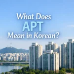 “APT” Mean in Korean