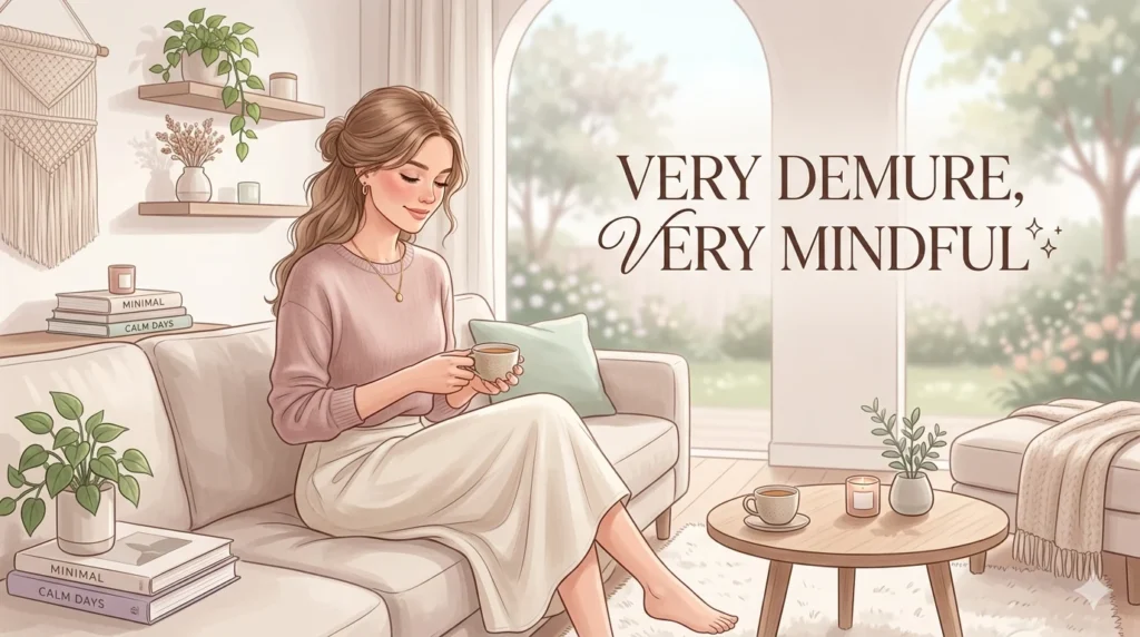 Demure Meaning Slang