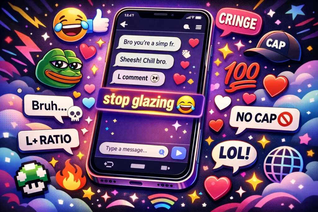 Glazing Mean in Text