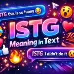ISTG Meaning in Text