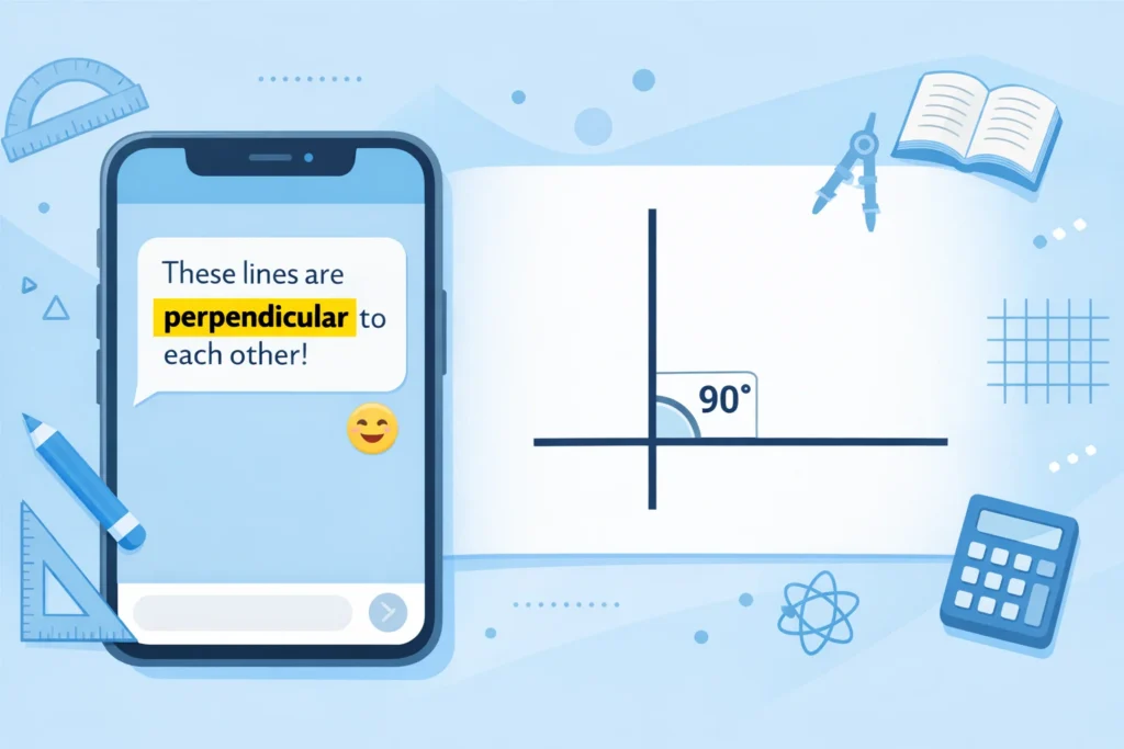 Perpendicular Mean in Text