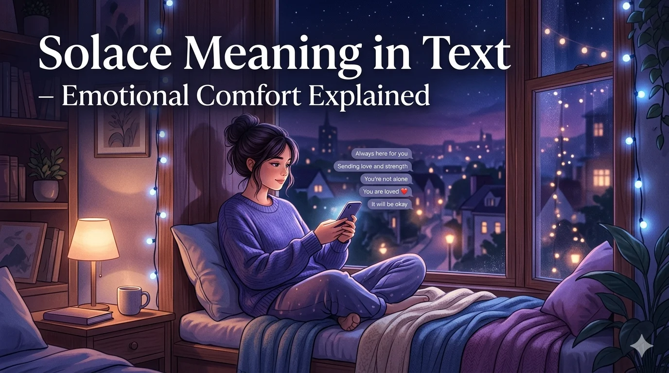 Solace Meaning in Text