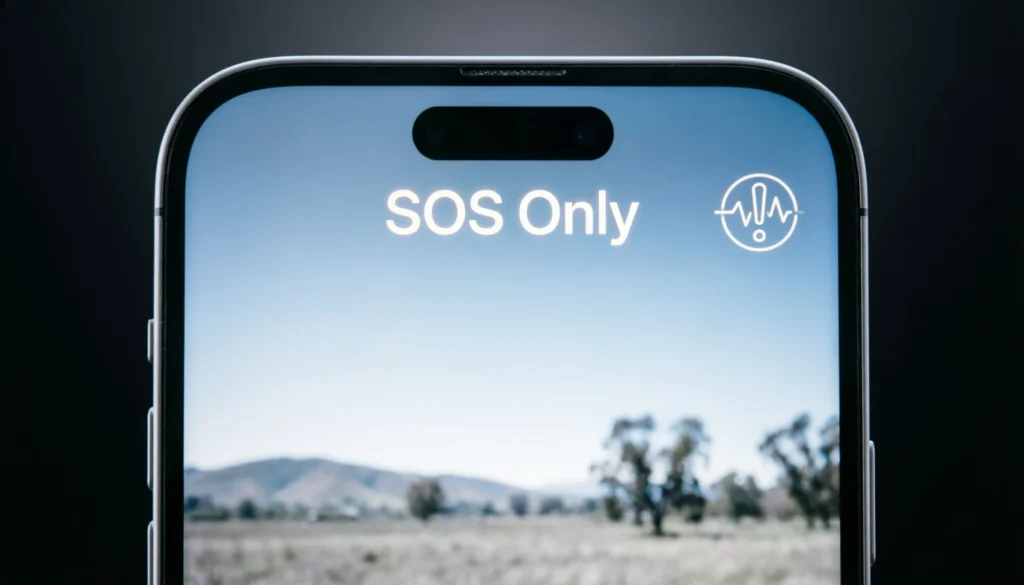 SOS Mean on iPhone