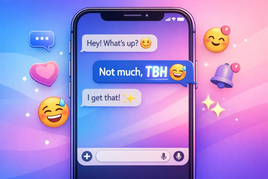 TBH Mean in Text