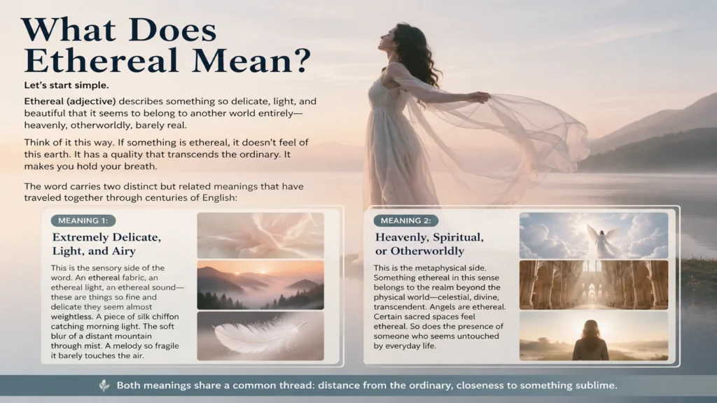 What Does Ethereal Mean?