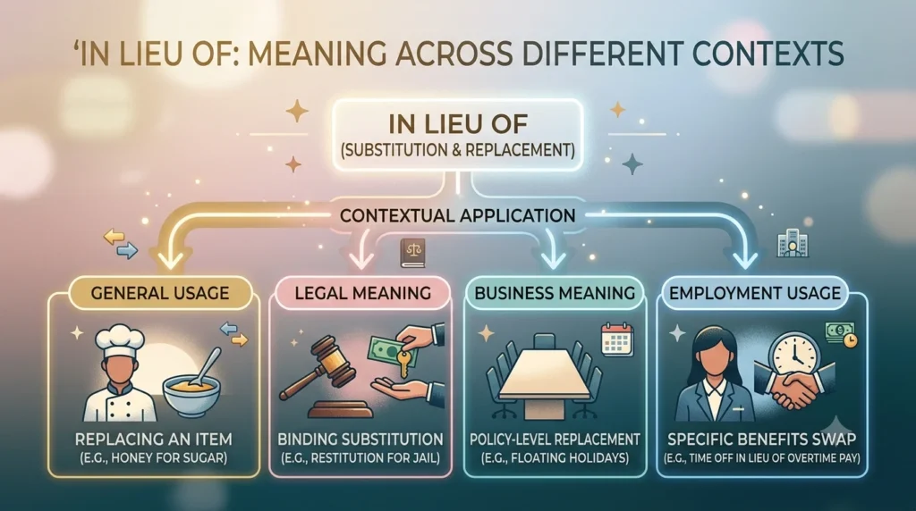 The Core Definition: In Lieu Of Meaning Across Different Contexts