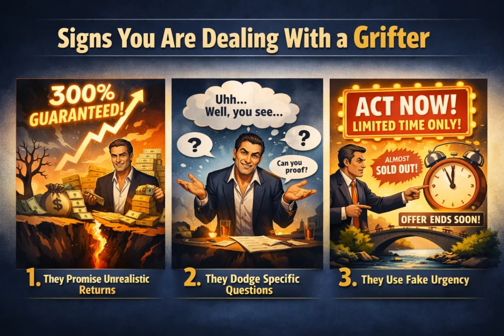 Clear Signs You Are Dealing With a Grifter