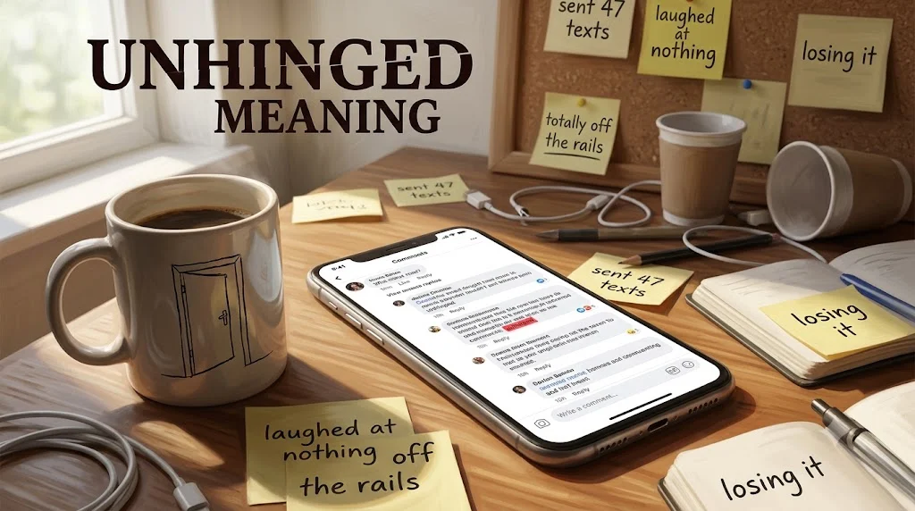 Unhinged Meaning